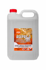 "ASEPAS-3" autorizuotas bespalvis antiseptikas, skiesti vandeniu 1:3 