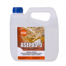 ASEPAS-3, bespalvis antiseptikas-impregnantas apdailinei medienai, koncentratas skiedžiamas vandeniu 1:3 santykiu 